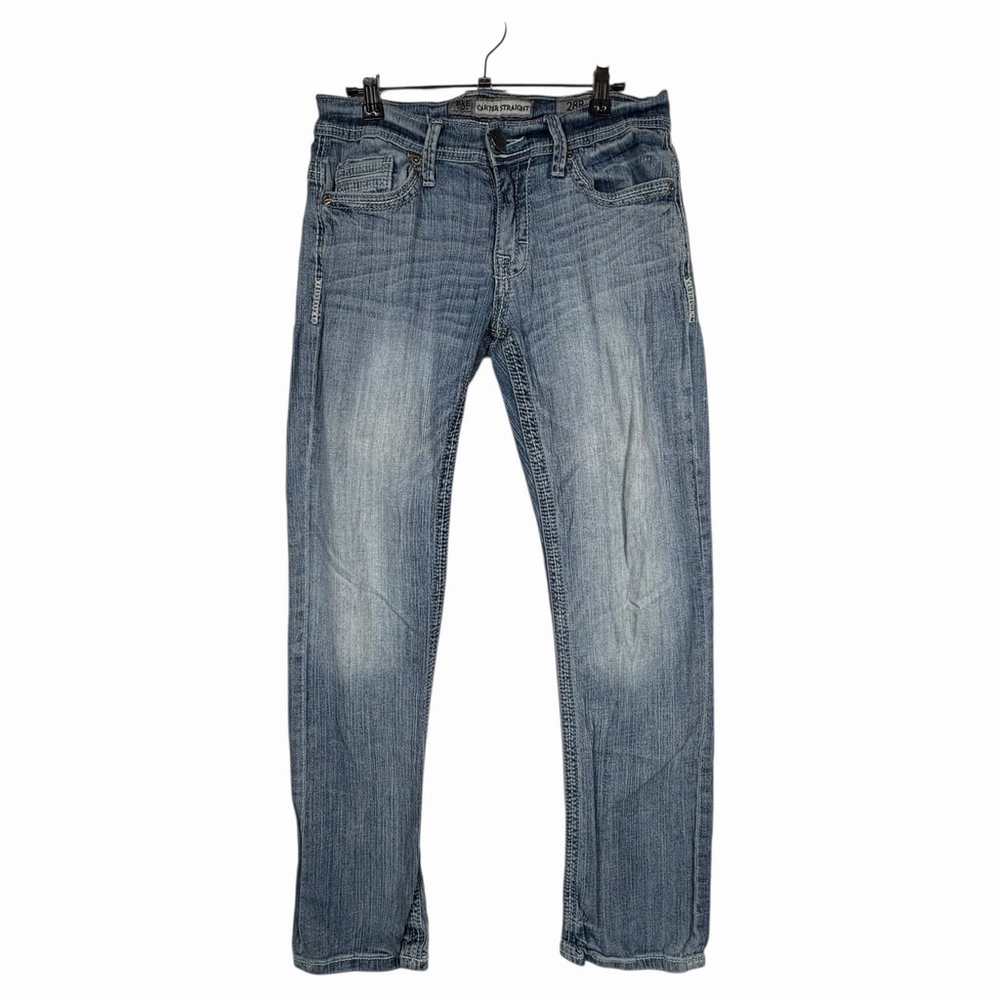 BKE Carter Straight Leg Jeans Mens 28R Medium Denim Wash Blue Jeans